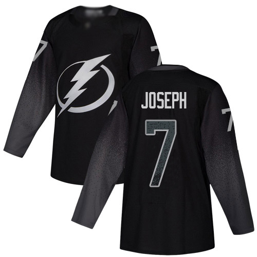 Tampa Bay Lightning #7 Mathieu Joseph Black Alternate Authentic Youth Stitched Jersey Youth cheap jerseys for sale - CheapJerseys.Shop