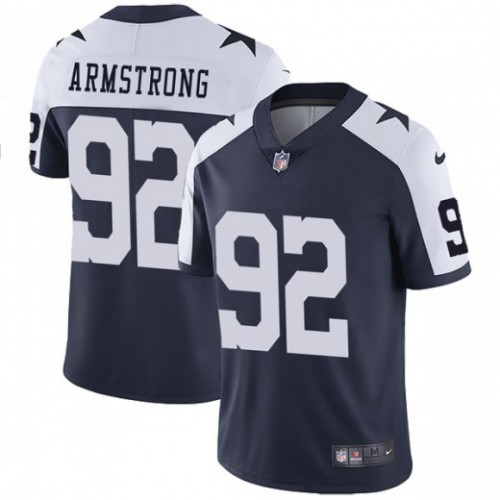Dallas Cowboys #92 Dorance Armstrong Navy Blue Thanksgiving Men's Stitched Vapor Untouchable Limited Throwback Jersey Men's cheap jerseys for sale - CheapJerseys.Shop