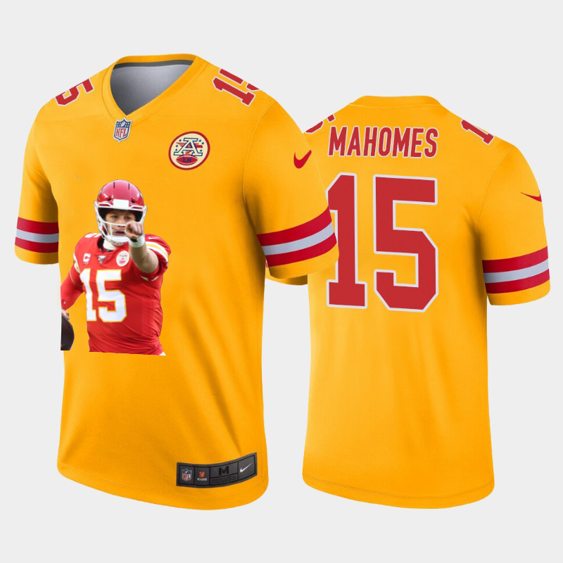 Kansas City Chiefs #15 Patrick Mahomes Team Hero 1 Vapor Limited Jersey Yellow cheap jerseys for sale - CheapJerseys.Shop