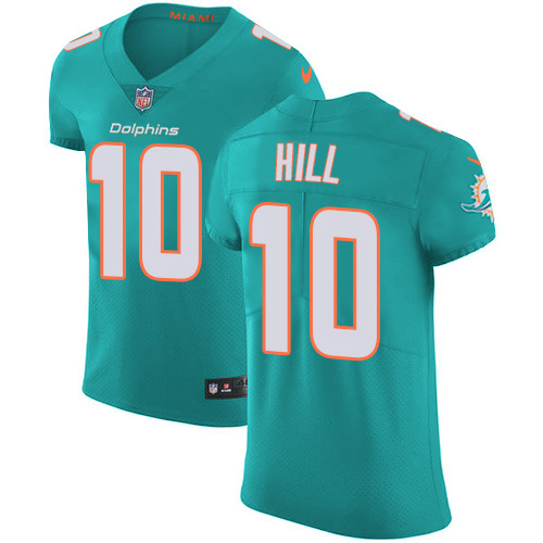 Dolphins #10 Tyreek Hill Aqua Green Team Color Men's Stitched Vapor Untouchable Elite Jersey cheap jerseys for sale - CheapJerseys.Shop