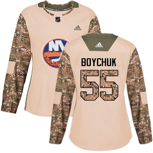 New York Islanders #55 Johnny Boychuk Camo Authentic 2017 Veterans Day Women's Stitched Jersey Womens cheap jerseys for sale - CheapJerseys.Shop
