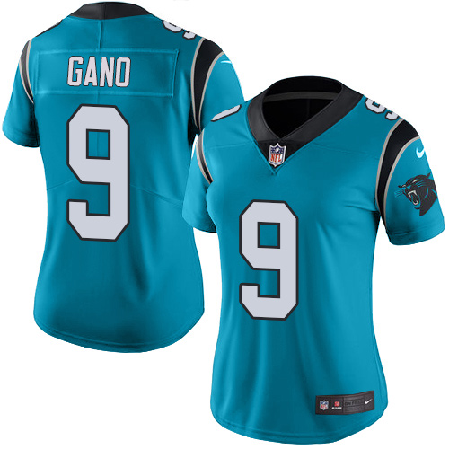 Carolina Panthers #9 Graham Gano Blue Alternate Women's Stitched Vapor Untouchable Limited Jersey Womens cheap jerseys for sale - CheapJerseys.Shop