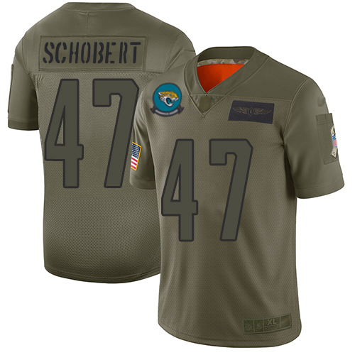 Jacksonville Jaguars #47 Joe Schobert Camo Men's Stitched Limited 2019 Salute To Service Jersey Men's cheap jerseys for sale - CheapJerseys.Shop