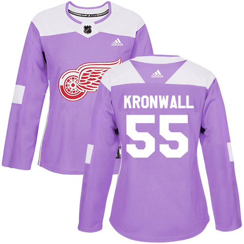 Detroit Red Wings #55 Niklas Kronwall Purple Authentic Fights Cancer Women's Stitched Jersey Womens cheap jerseys for sale - CheapJerseys.Shop