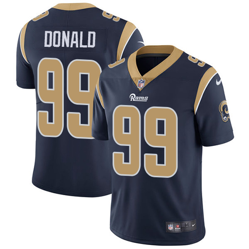 Rams #99 Aaron Donald Navy Blue Team Color Youth Stitched Vapor Untouchable Limited Jersey cheap jerseys for sale - CheapJerseys.Shop