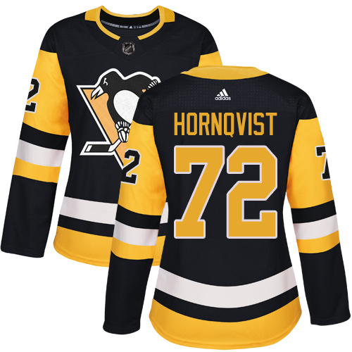 Pittsburgh Penguins #72 Patric Hornqvist Black Home Authentic Women's Stitched Jersey Womens cheap jerseys for sale - CheapJerseys.Shop