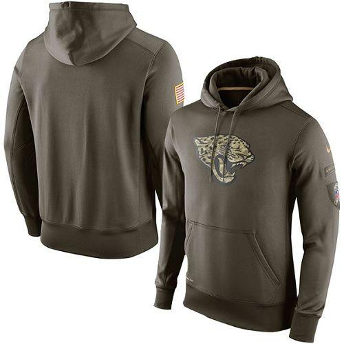 Men's Jacksonville Jaguars Olive Salute To Service KO Performance Hoodie cheap jerseys for sale - CheapJerseys.Shop