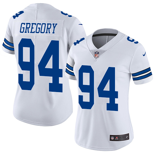 Dallas Cowboys #94 Randy Gregory White Women's Stitched Vapor Untouchable Limited Jersey Womens cheap jerseys for sale - CheapJerseys.Shop