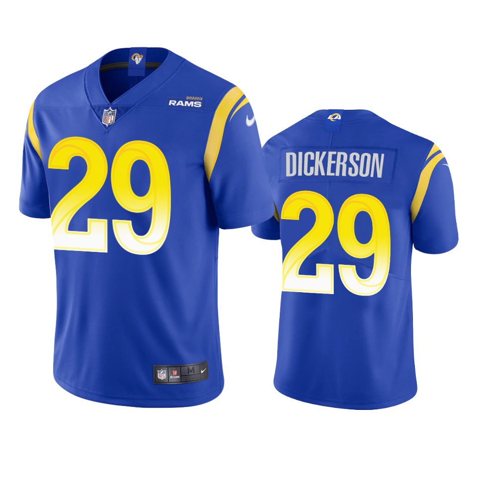 Los Angeles Rams #29 Eric Dickerson Men's Vapor Limited Jersey - Royal cheap jerseys for sale - CheapJerseys.Shop