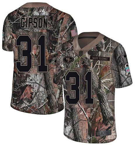 49ers #31 Tashaun Gipson Camo Youth Stitched Limited Rush Realtree Jersey cheap jerseys for sale - CheapJerseys.Shop