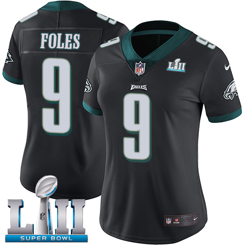 Philadelphia Eagles #9 Nick Foles Black Alternate Super Bowl LII Women's Stitched Vapor Untouchable Limited Jersey Womens cheap jerseys for sale - CheapJerseys.Shop