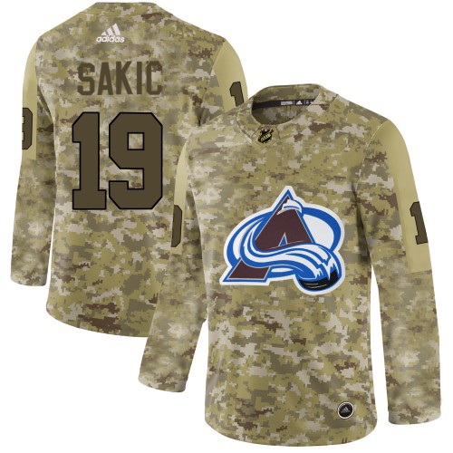 Colorado Avalanche #19 Joe Sakic Camo Authentic Stitched Jersey Men's cheap jerseys for sale - CheapJerseys.Shop