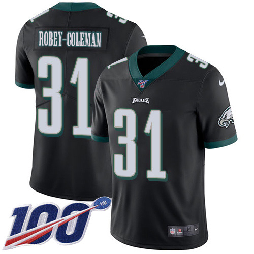 Philadelphia Eagles #31 Nickell Robey-Coleman Black Alternate Youth Stitched 100th Season Vapor Untouchable Limited Jersey Youth cheap jerseys for sale - CheapJerseys.Shop