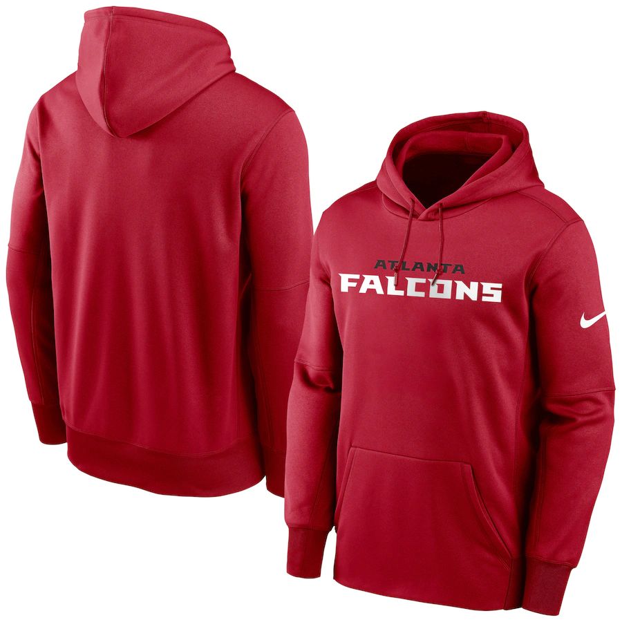 Atlanta Falcons Fan Gear Wordmark Performance Pullover Hoodie Red cheap jerseys for sale - CheapJerseys.Shop