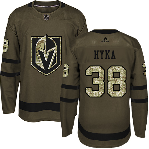 Golden Vegas Golden Knights #38 Tomas Hyka Green Salute to Service Stitched Youth Jersey Youth cheap jerseys for sale - CheapJerseys.Shop