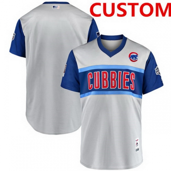 Men Women Youth Toddler All Size Chicago Cubs Custom Gray 2019 Little League Classic Team Jersey cheap jerseys for sale - CheapJerseys.Shop