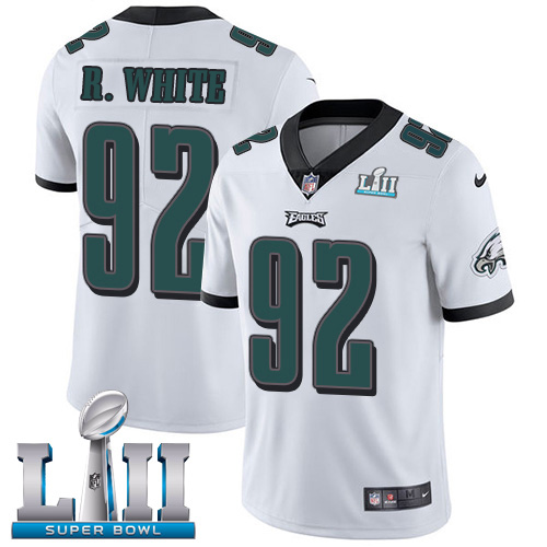 Philadelphia Eagles #92 Reggie White White Super Bowl LII Men's Stitched Vapor Untouchable Limited Jersey Men's cheap jerseys for sale - CheapJerseys.Shop