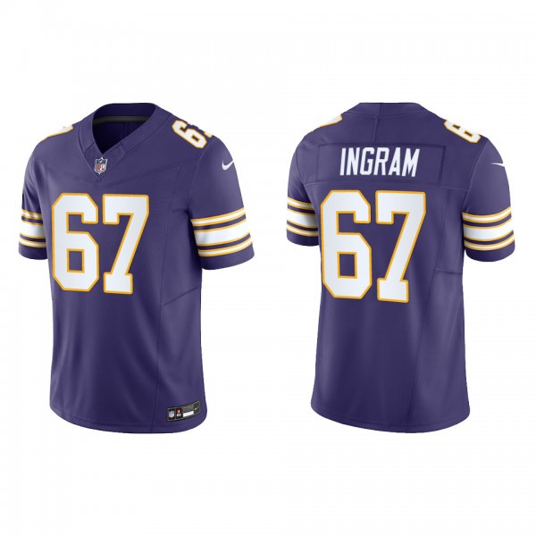 Ed Ingram Minnesota Vikings Purple Classic Vapor F.U.S.E. Limited Jersey cheap jerseys for sale - CheapJerseys.Shop