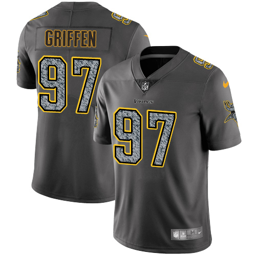 Minnesota Vikings #97 Everson Griffen Gray Static Men's Stitched Vapor Untouchable Limited Jersey Men's cheap jerseys for sale - CheapJerseys.Shop