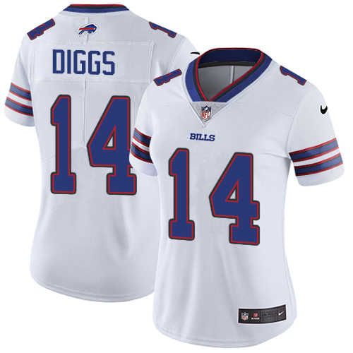 Bills #14 Stefon Diggs White Women's Stitched Vapor Untouchable Limited Jersey cheap jerseys for sale - CheapJerseys.Shop
