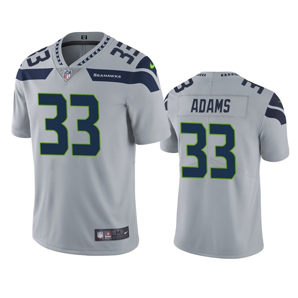 Seattle Seahawks #33 Jamal Adams Alternate Men's Grey Vapor Untouchable Limited Stitched Jersey cheap jerseys for sale - CheapJerseys.Shop