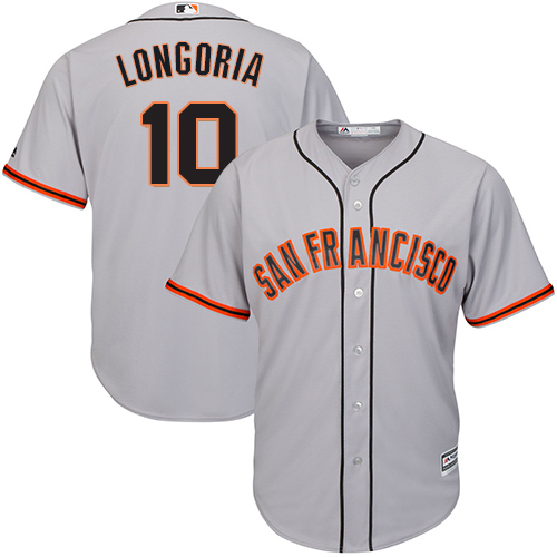 San Francisco Giants #10 Evan Longoria Grey Road Cool Base Stitched Youth Jersey Youth cheap jerseys for sale - CheapJerseys.Shop