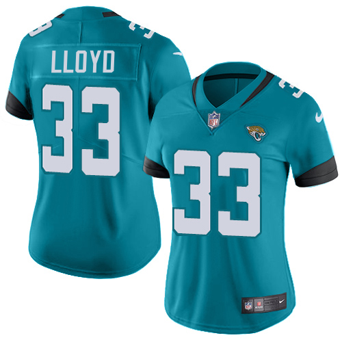 Jaguars #33 Devin Lloyd Teal Green Alternate Women's Stitched Vapor Untouchable Limited Jersey cheap jerseys for sale - CheapJerseys.Shop
