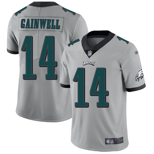 Eagles #14 Kenneth Gainwell Silver Men's Stitched Limited Inverted Legend Jersey cheap jerseys for sale - CheapJerseys.Shop