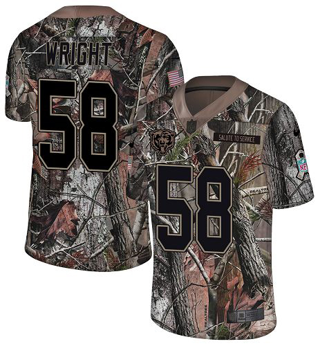 Bears #58 Darnell Wright Camo Men's Stitched Limited Rush Realtree Jersey cheap jerseys for sale - CheapJerseys.Shop