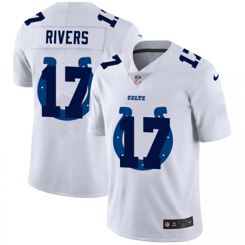 Indianapolis Indianapolis Colts #17 Philip Rivers White Men's Team Logo Dual Overlap Limited Jersey Men's cheap jerseys for sale - CheapJerseys.Shop
