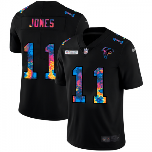 Atlanta Atlanta Falcons #11 Julio Jones Men's Multi-Color Black 2020 Crucial Catch Vapor Untouchable Limited Jersey Men's cheap jerseys for sale - CheapJerseys.Shop