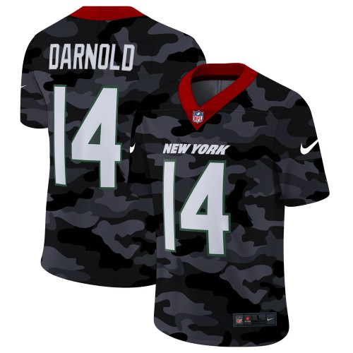 New York New York Jets #14 Sam Darnold Men's 2020 Black CAMO Vapor Untouchable Limited Stitched Jersey Men's cheap jerseys for sale - CheapJerseys.Shop