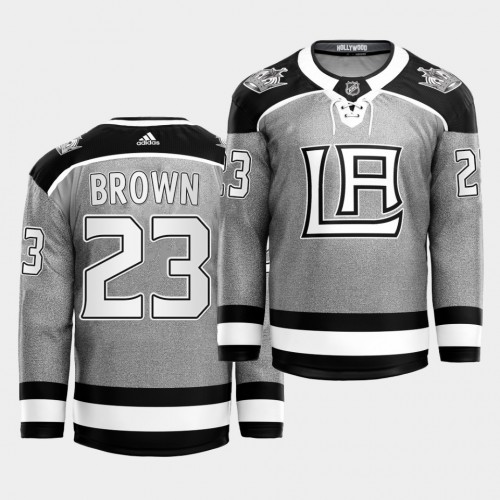 Los Angeles Kings #23 Dustin Brown 2021 City Concept Stitched Jersey - Black Men's cheap jerseys for sale - CheapJerseys.Shop