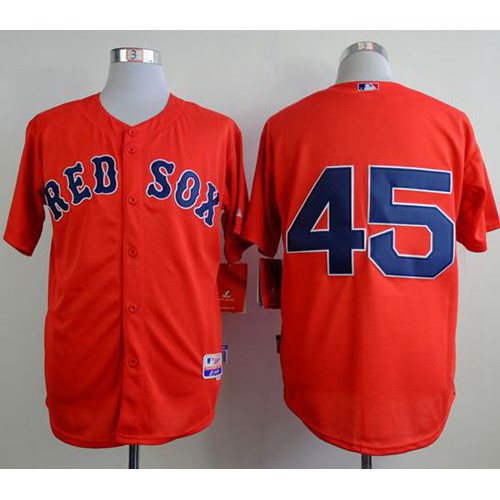Boston Red Sox #45 Pedro Martinez Red Cool Base Stitched Jersey Men's cheap jerseys for sale - CheapJerseys.Shop