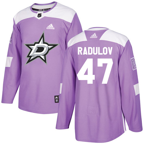 Dallas Stars #47 Alexander Radulov Purple Authentic Fights Cancer Stitched Jersey Men's cheap jerseys for sale - CheapJerseys.Shop