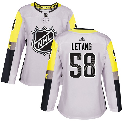 Pittsburgh Penguins #58 Kris Letang Gray 2018 All-Star Metro Division Authentic Women's Stitched Jersey Womens cheap jerseys for sale - CheapJerseys.Shop