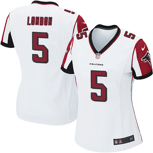 Falcons #5 Drake London White Women's Stitched New Elite Jersey cheap jerseys for sale - CheapJerseys.Shop
