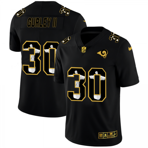 Los Angeles Los Angeles Rams #30 Todd Gurley II Men's Carbon Black Vapor Cristo Redentor Limited Jersey Men's cheap jerseys for sale - CheapJerseys.Shop