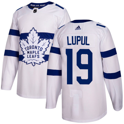 Maple Toronto Maple Leafs #19 Joffrey Lupul White Authentic 2018 Stadium Series Stitched Youth Jersey Youth cheap jerseys for sale - CheapJerseys.Shop