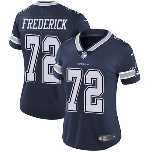 Dallas Cowboys #72 Travis Frederick Navy Blue Team Color Women's Stitched Vapor Untouchable Limited Jersey Womens cheap jerseys for sale - CheapJerseys.Shop