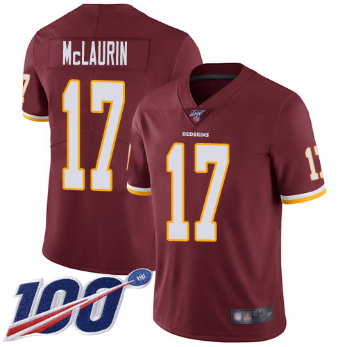 Commanders #17 Terry McLaurin Burgundy Red Team Color Youth Stitched 100th Season Vapor Limited Jersey cheap jerseys for sale - CheapJerseys.Shop