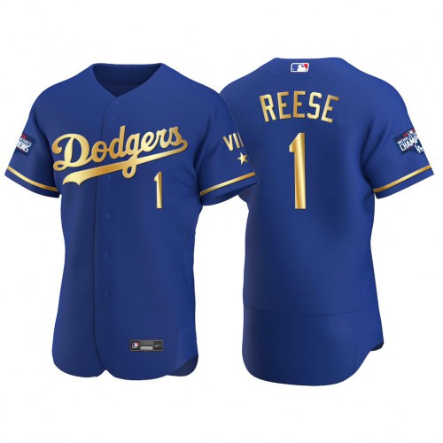 Los Angeles Los Angeles Dodgers #1 Pee Wee Reese Men's Authentic 2021 Gold Program World Series Champions Jersey Royal Men's cheap jerseys for sale - CheapJerseys.Shop