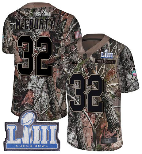Patriots #32 Devin McCourty Camo Super Bowl LIII Bound Youth Stitched Limited Rush Realtree Jersey cheap jerseys for sale - CheapJerseys.Shop