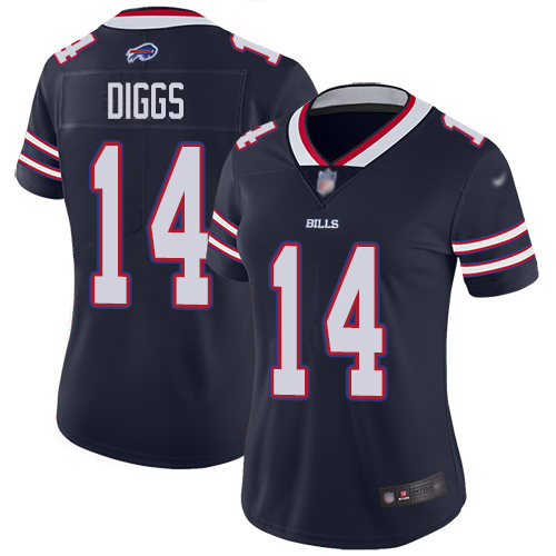 Bills #14 Stefon Diggs Navy Women's Stitched Limited Inverted Legend Jersey cheap jerseys for sale - CheapJerseys.Shop