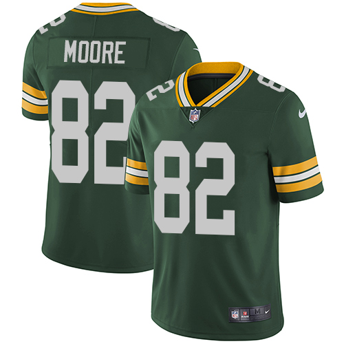 Green Bay Packers #82 J'Mon Moore Green Team Color Men's Stitched Vapor Untouchable Limited Jersey Men's cheap jerseys for sale - CheapJerseys.Shop