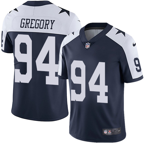 Dallas Cowboys #94 Randy Gregory Navy Blue Thanksgiving Men's Stitched Vapor Untouchable Limited Throwback Jersey Men's cheap jerseys for sale - CheapJerseys.Shop