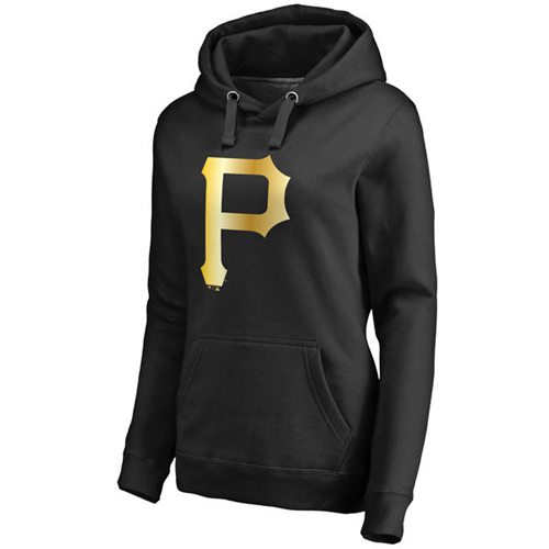 Women's Pittsburgh Pirates Gold Collection Pullover Hoodie Black cheap jerseys for sale - CheapJerseys.Shop