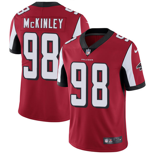 Atlanta Falcons #98 Takkarist McKinley Red Team Color Men's Stitched Vapor Untouchable Limited Jersey Men's cheap jerseys for sale - CheapJerseys.Shop