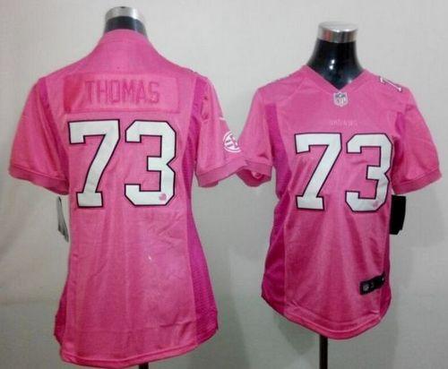 Browns #73 Joe Thomas Pink Be Luv'd Women's Stitched New Elite Jersey cheap jerseys for sale - CheapJerseys.Shop