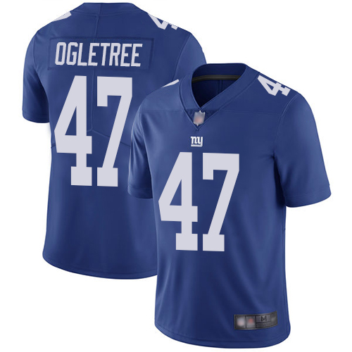 New York Giants #47 Alec Ogletree Royal Blue Team Color Men's Stitched Vapor Untouchable Limited Jersey Men's cheap jerseys for sale - CheapJerseys.Shop
